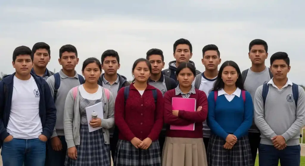 Información sobre las becas Benito Juárez, dirigida a estudiantes de bajos recursos en México, con prioridad para quienes viven en zonas vulnerables, rurales o indígenas. El texto menciona criterios de elegibilidad y hace referencia al Buscador de estatus para consultar el apoyo.